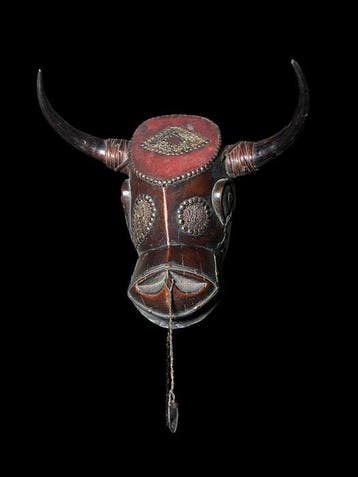 Masque Dugnbe - Bijagos - Guinee-Bissau (Zonder