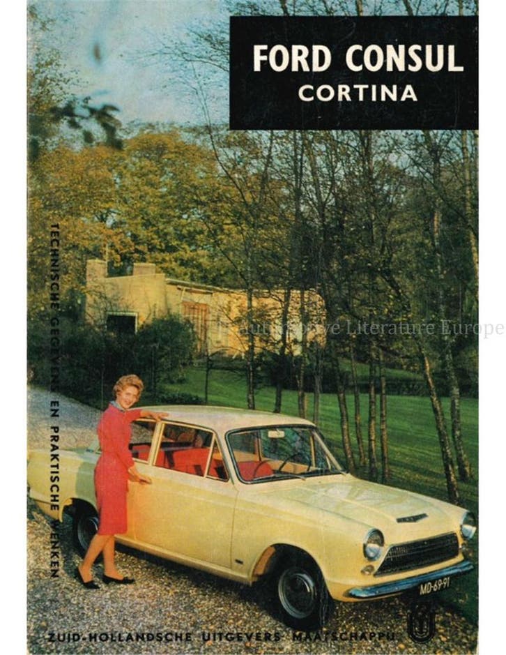 FORD CONSUL CORTINA, TECHNISCHE GEGEVENS EN PRAKTISCHE WEN.., Autos : Divers, Modes d'emploi & Notices d'utilisation, Enlèvement ou Envoi