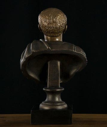Sculpture, MEMENTO MORI - IMPERATORE ROMANO - 41 cm -