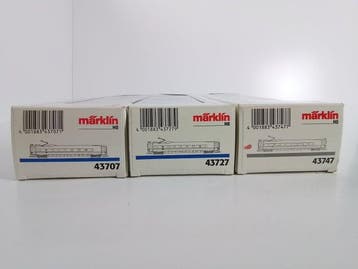 Märklin H0 - 43707/43727/43747 - Treinset (3), Hobby en Vrije tijd, Nieuw