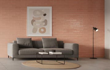 Wandtegel Roze 5x50cm (Muurtegels, Muur- en plafondtegels), Doe-het-zelf en Bouw, Tegels, 40 tot 60 cm, Nieuw, 10 m² of meer, Wandtegels