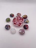 Livio Campanella - Presse-papier (10) - Murano-glas, Goud, Antiek en Kunst