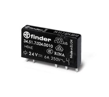Relais PCB Ultra Fin 6A 24VDC Monopole EMR -, Verzenden, Nieuw