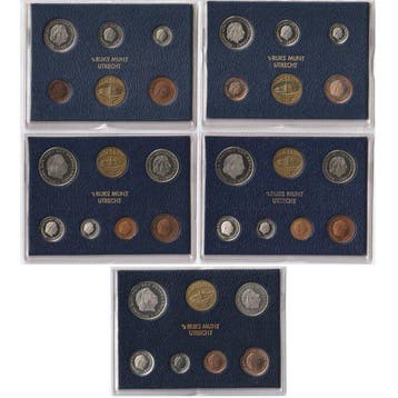 Pays-Bas. Juliana. FDC jaarsets 1976, 1977, 1978, 1979 &