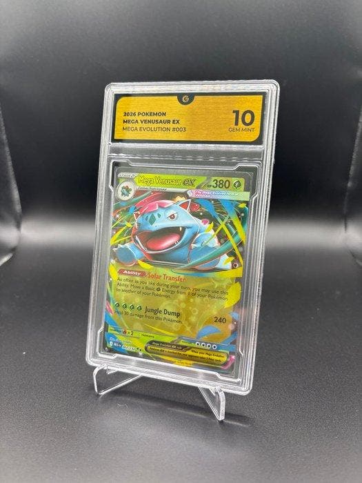 Pokémon - 1 Graded card - Mega Venusaur EX 003 Mega, Hobby en Vrije tijd, Verzamelkaartspellen | Pokémon