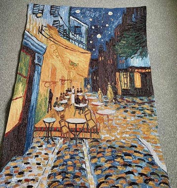 After Van Gogh - Wandtapijt - 130 cm - 92 cm