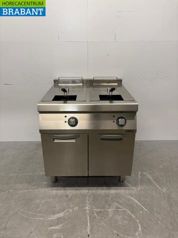 Friteuse double Zanussi en acier inoxydable 2 x 18 litres 80, Verzenden