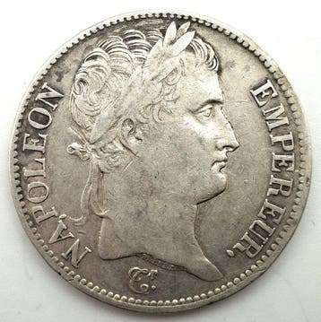 France. Napoléon I (1804-1814). 5 Francs 1808-A, Paris (Sans
