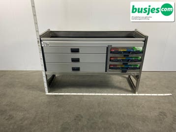 Aluca bedrijfswageninrichting 1500x529x950mm (3164), Verzenden, Gebruikt