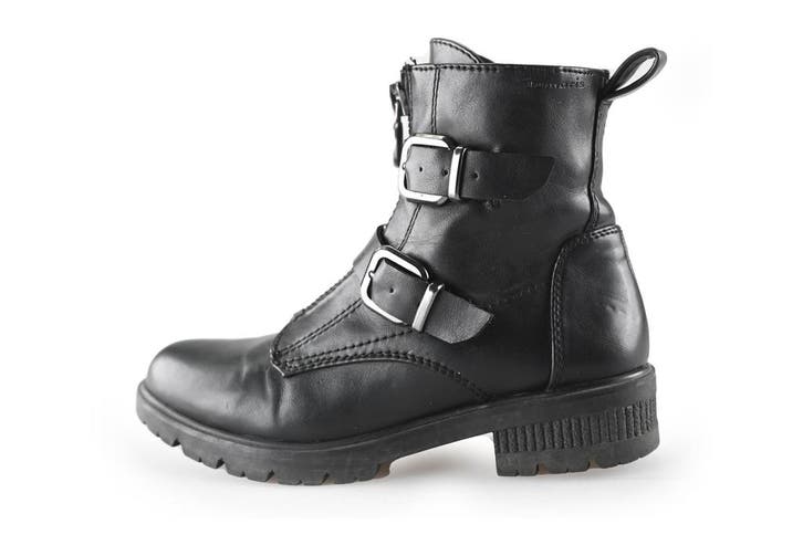 Tamaris Biker boots Meisjes in maat 36 Zwart, Kinderen en Baby's, Kinderkleding | Schoenen en Sokken, Jongen of Meisje, Zo goed als nieuw