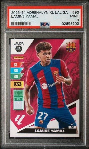 2023-24 Adrenalyn XL LaLiga *Lamine Yamal* #90 Graded card -