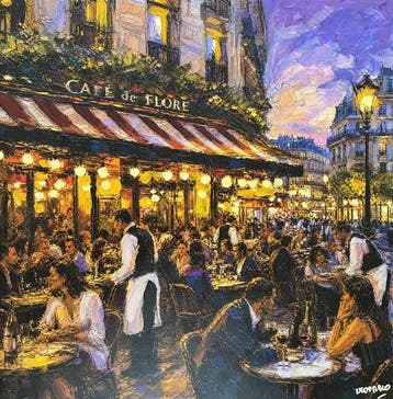 Néo Pablo - The Flowers of Saint-Germain - Unique work -