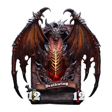 Hearthstone 3D Art Frame Statue Deathwing 34 cm, Ophalen of Verzenden, Nieuw