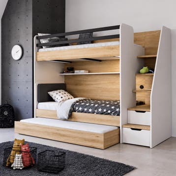 Almila New Options Complete Kinderkamer Set Stapelbed - Eike, Nieuw