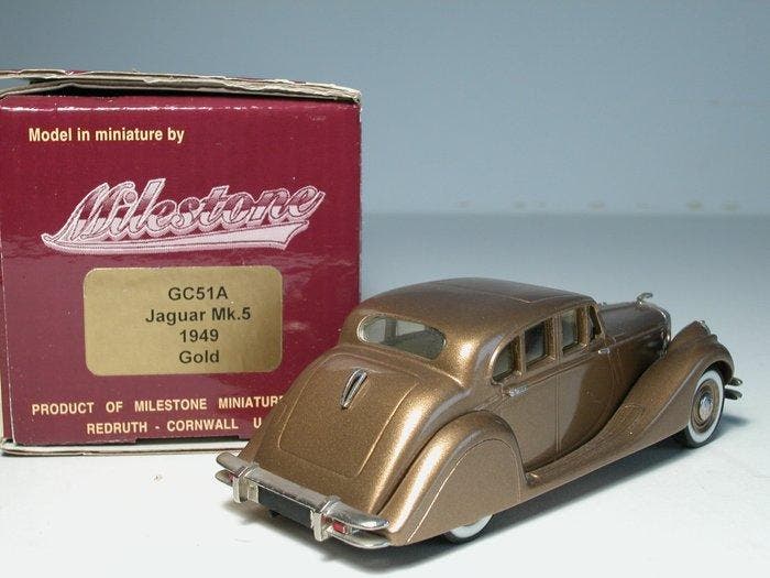 Milestone 1:43 - Modelauto - 1949 Jaguar Mk.5, Hobby en Vrije tijd, Modelauto's | 1:5 tot 1:12