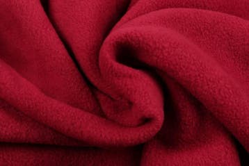 10 meter fleece stof - wijnrood - Anti Pilling Fleece, Verzenden, 120 cm of meer, Polyester, Rood