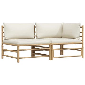 Bamboe Loungeset -63% | Retour deal voor snelle beslisser, Verzenden, Loungeset