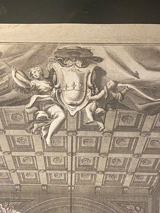 Filippo Barigioni, Paolo Posi (XVIII) - Altare dedicato al, Antiek en Kunst, Antiek | Overige Antiek