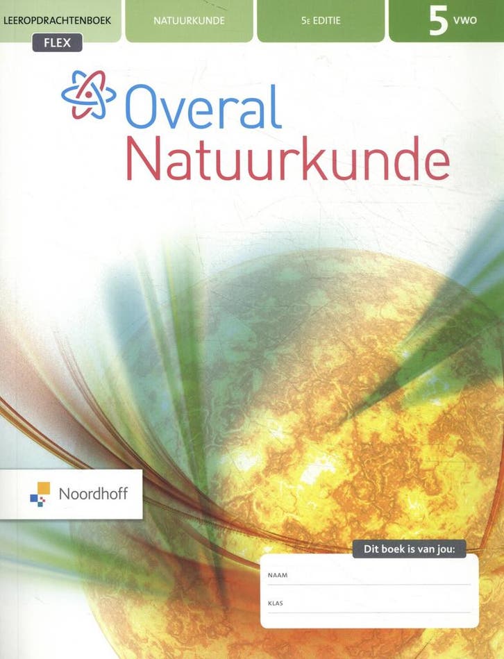 TF 5 vwo / Overal Natuurkunde Flex / leeropdrachtenboek, Boeken, Wetenschap, Gelezen, Verzenden