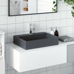 vidaXL Wastafel 50x38x11 cm mineraal gegoten/marmer gegoten, Verzenden