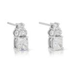 Oorbellen - 18 karaat Witgoud - 2.51ct. tw. Diamant, Nieuw