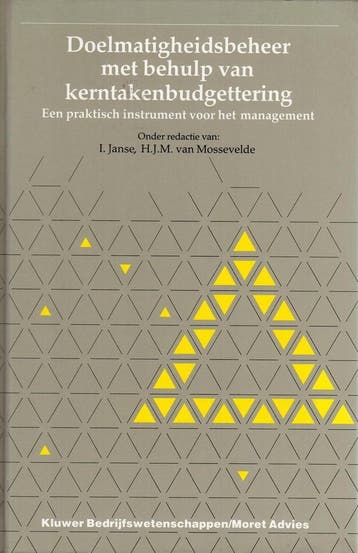 Doelmatigheidsbeheer met behulp van kerntakenbudgettering, Verzenden, I. Janse