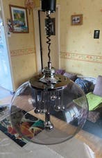 Kroonluchter - Plastic, Metaal, Verchroomd, plexiglas -