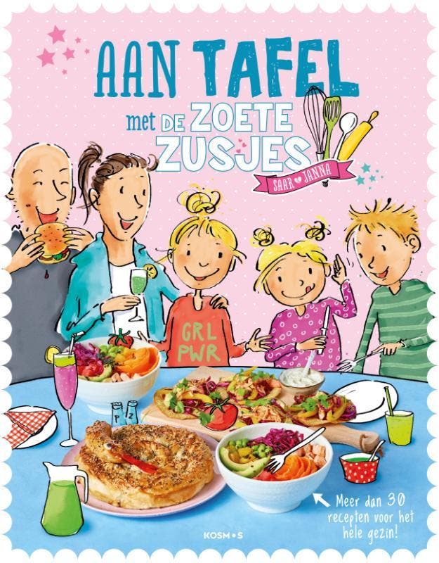 Aan tafel met de Zoete Zusjes / De Zoete Zusjes, Boeken, Kookboeken, Zo goed als nieuw, Verzenden