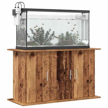 vidaXL Aquariumstandaard 101x41x58 cm bewerkt hout oud, Verzenden, Nieuw
