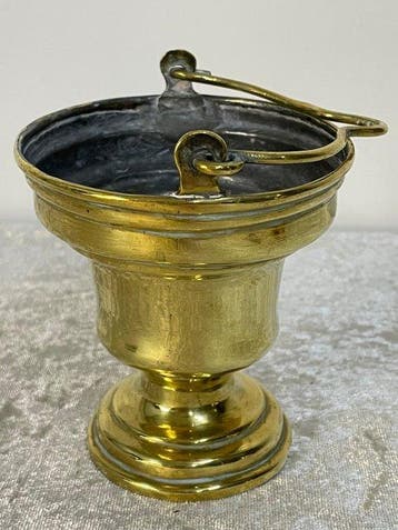 Wierookemmer - Wierookbrander - Tin, Koper - Wierookemmer