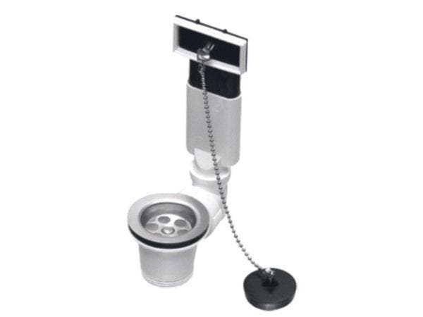 Veiling - 15x Franke overloopcombinatie afvoerplug met stopk, Doe-het-zelf en Bouw, Sanitair