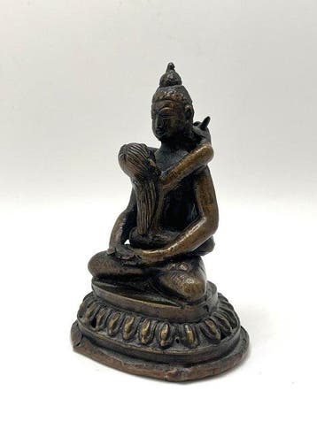 Estatua de Samantabhadra Yab-Yum - Bronze - Népal (Sans prix, Antiquités & Art