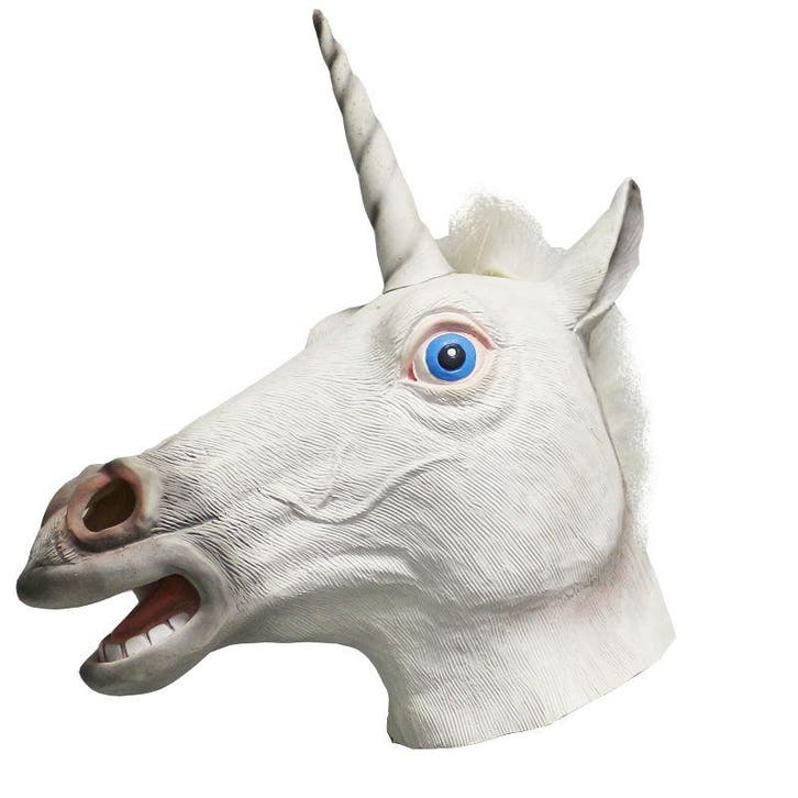 Eenhoorn masker, Hobby en Vrije tijd, Feestartikelen, Verzenden