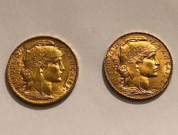 Frankrijk. 20 Francs 1911 et 1913 Marianne (lot de 2