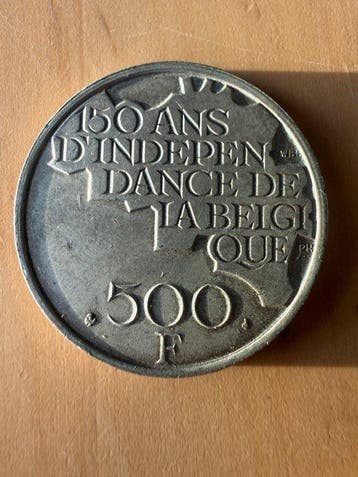 België. 250, 500 Francs Lot 3 ièces (Zonder minimumprijs)