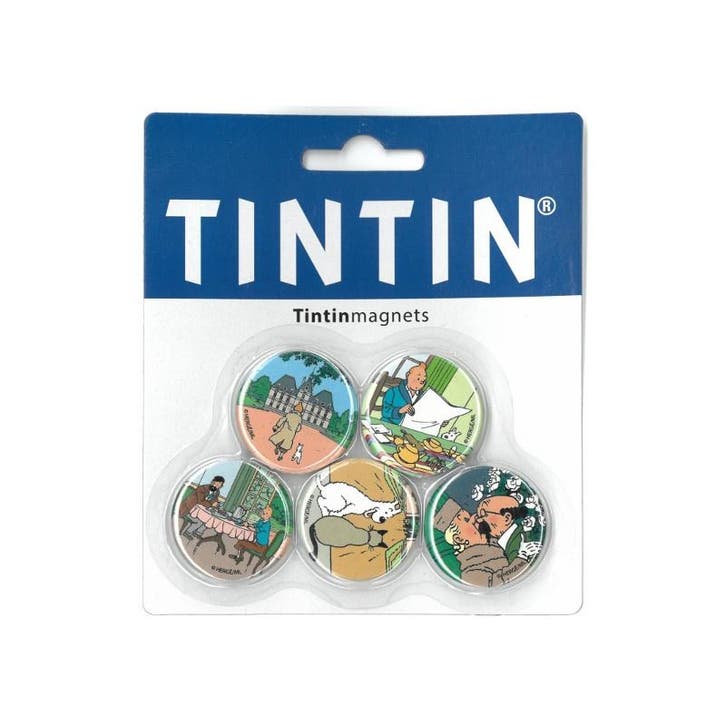 Kuifje Set met 5 Magneten, Verzamelen, Stripfiguren, Nieuw, Ophalen of Verzenden