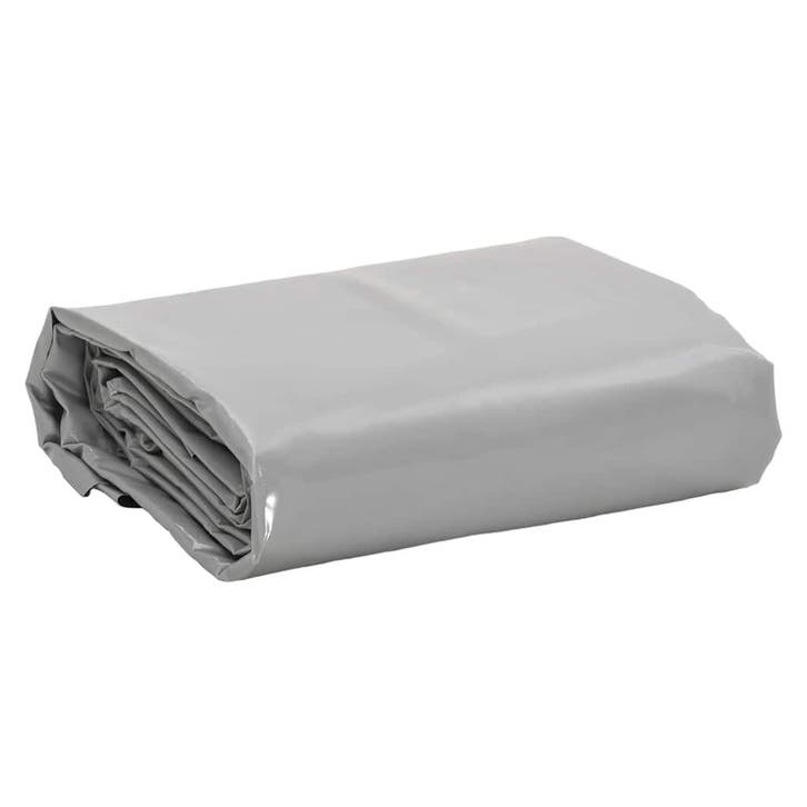 vidaXL Dekzeil 650 g/m² 4x4 m grijs, Doe-het-zelf en Bouw, Overige Doe-Het-Zelf en Bouw, Nieuw, Verzenden