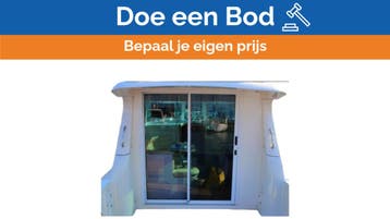 Bieden: Trend Marine aluminium 2 wing patio door white fini, Ophalen of Verzenden, Nieuw