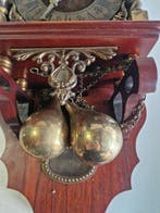 Regulateur wandklok - Art Deco Hout, Glas, Brons - 1960-1970