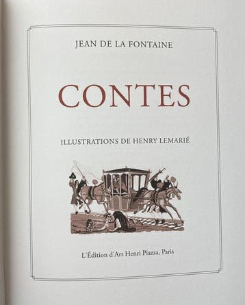 La Fontaine / Lemarié - Contes [avec suite] - 2017