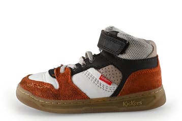 Kickers Sneakers Jongens in maat 28 Wit, Jongen of Meisje, Schoenen, Zo goed als nieuw, Verzenden