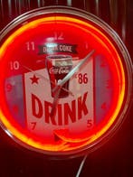 Montre Coca-Cola - Enseigne lumineuse - Plastique, Verre