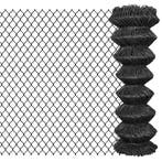 vidaXL Gaashek 15x1,25 m staal grijs, Tuin en Terras, Verzenden, Nieuw