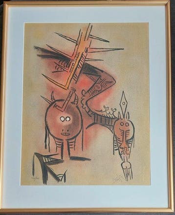 Wifredo Lam (1902-1982) - Belle épine (from Pleni Luna)