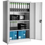tectake Archiefkast met 4 planken 140x90x40cm - grijs, Verzenden, Nieuw