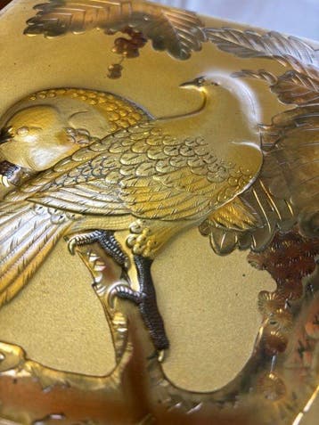 gold leaf - Reliëf Gemengde metaallegering: brons, messing,