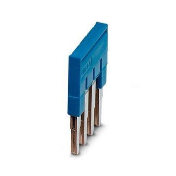 Phoenix Contact 4-Pool Blauwe Insteekbrug 5.2mm - 3036893 [5, Verzenden, Nieuw