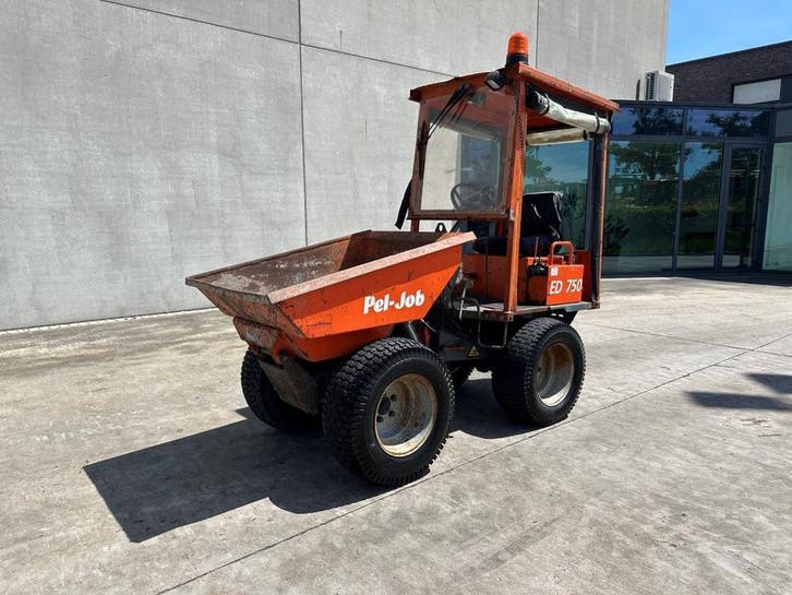 Veiling: Bandendumper Pel-Job ED750 Diesel 1998, Zakelijke goederen, Machines en Bouw | Transport, Ophalen