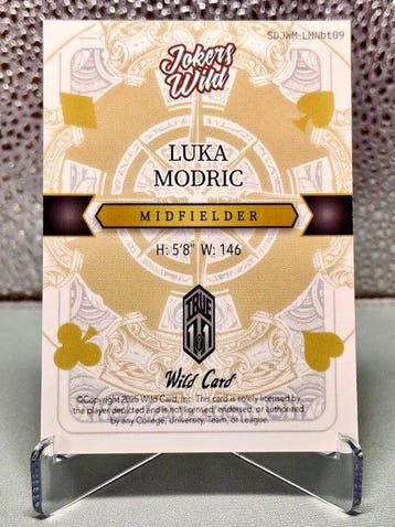 Wild Card True 1/1 Jokers Wild Luka Modric Enige, Nieuw