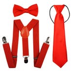 Fako Fashion - Kinder Bretels, Vlinderstrik & Stropdas -, Kinderen en Baby's, Kinderkleding | Overige, Verzenden, Nieuw